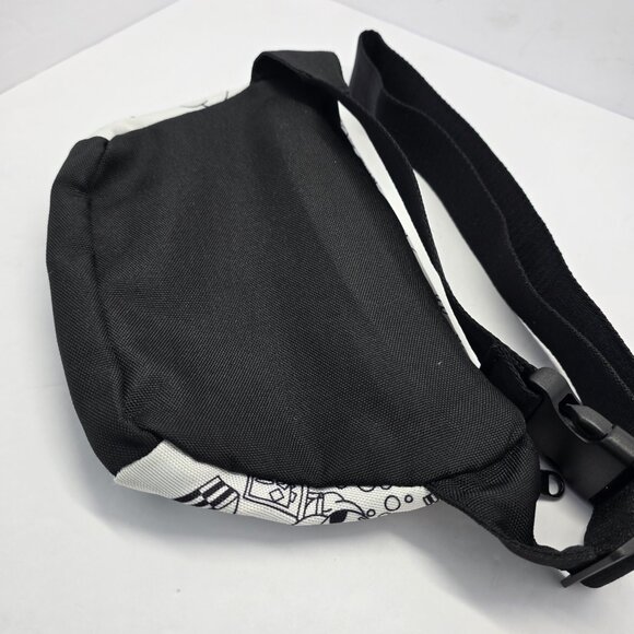 Hollister Hip Pack / Fanny Pack – Black & White Cartoon Style – Adjustable Strap - Picture 5 of 8
